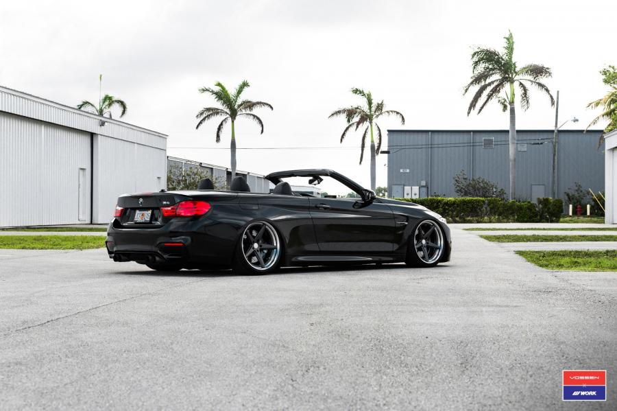  BMW M4 Convertible on Vossen Wheels (VWS-3) 2018 года  (фото 14 из 17)